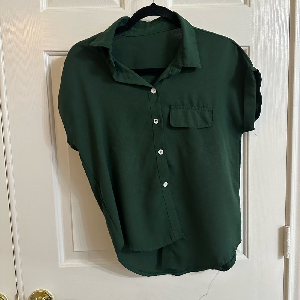 Men's Green Casual Shirt
